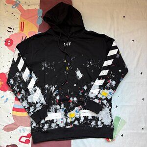 Off-White Paint Splatter Arrow Hoodie